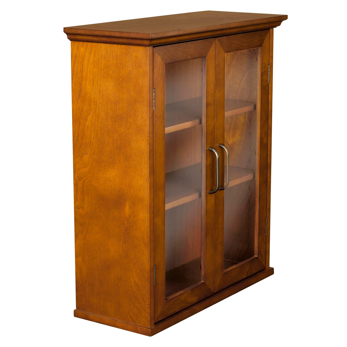 Wooden Over The Toilet Bathroom Medicine Cabinet with 2 Adjustable Shelves R1934
