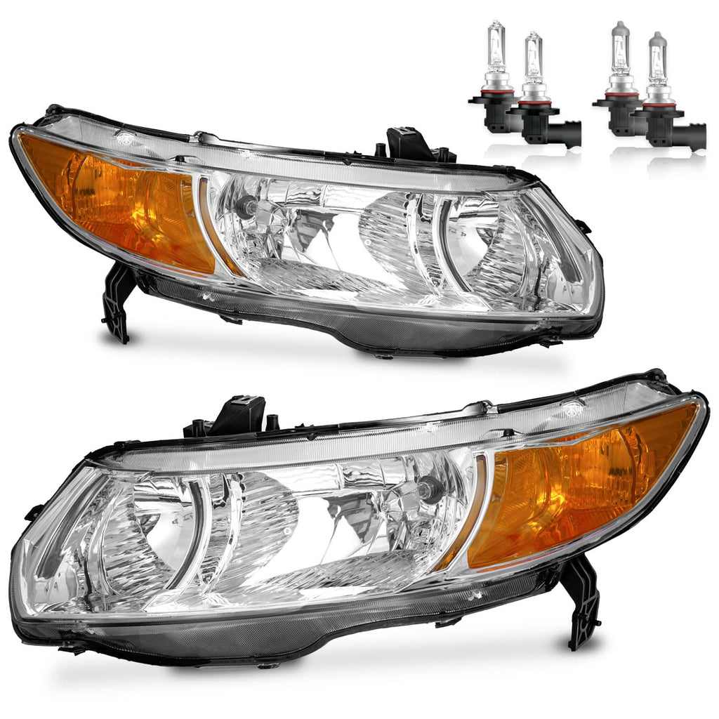2006-2011 Honda Civic 2-Door Coupe Headlights X49512