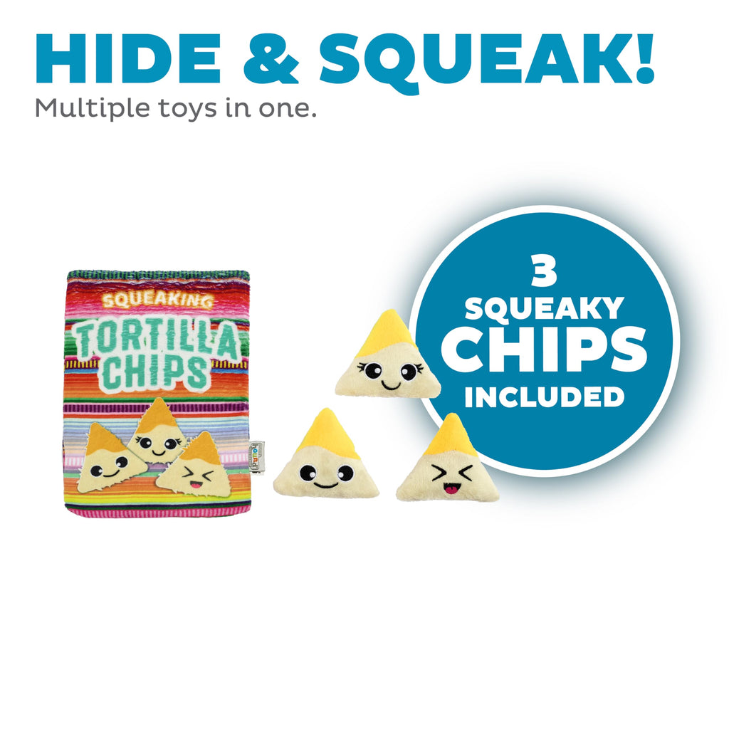 Tortilla Chips Puzzle Squeaky Dog Toys J851739