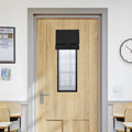 Black Classroom Door Window Cover A291270