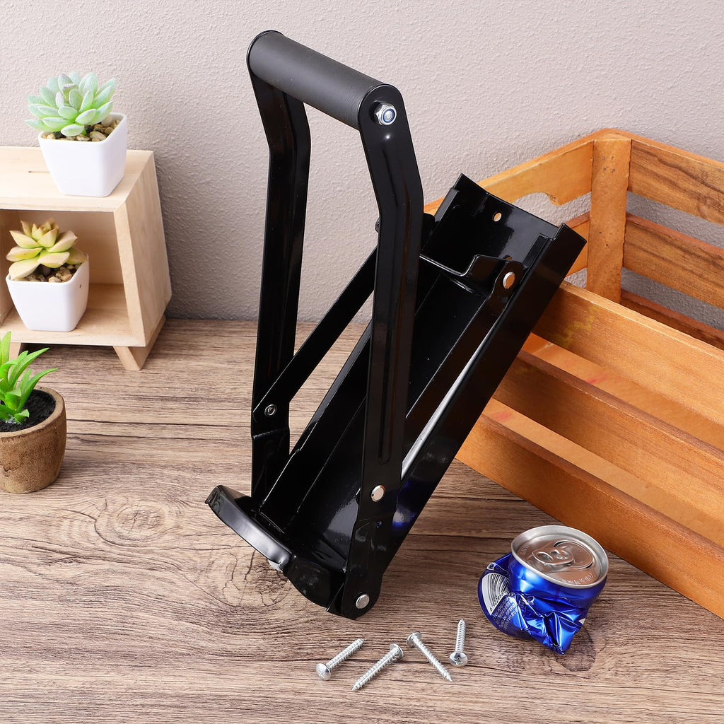 Wall Mounted Can Crusher with Folding Handle W661