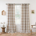 Buffalo Plaid Blackout Curtains 2 Panels R4618
