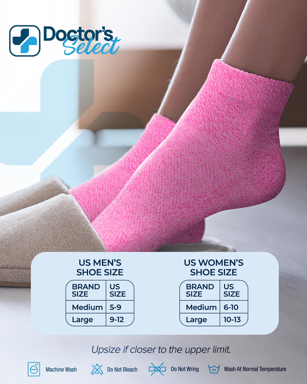 Diabetic Ankle Socks 4 Pairs H360