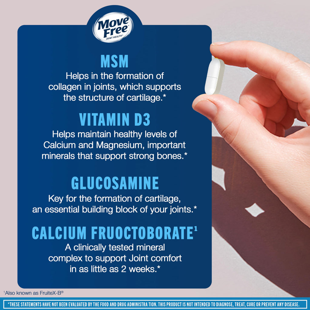 Glucosamine Chondroitin MSM + Vitamin D3-120 ct K911765