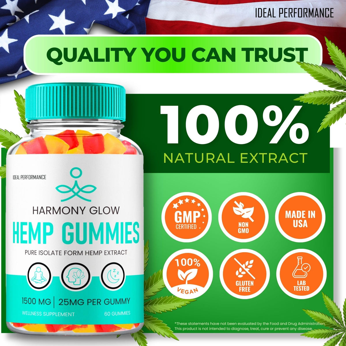 Hemp Gummies Maximum Strength All Natural (3 Pack) H838