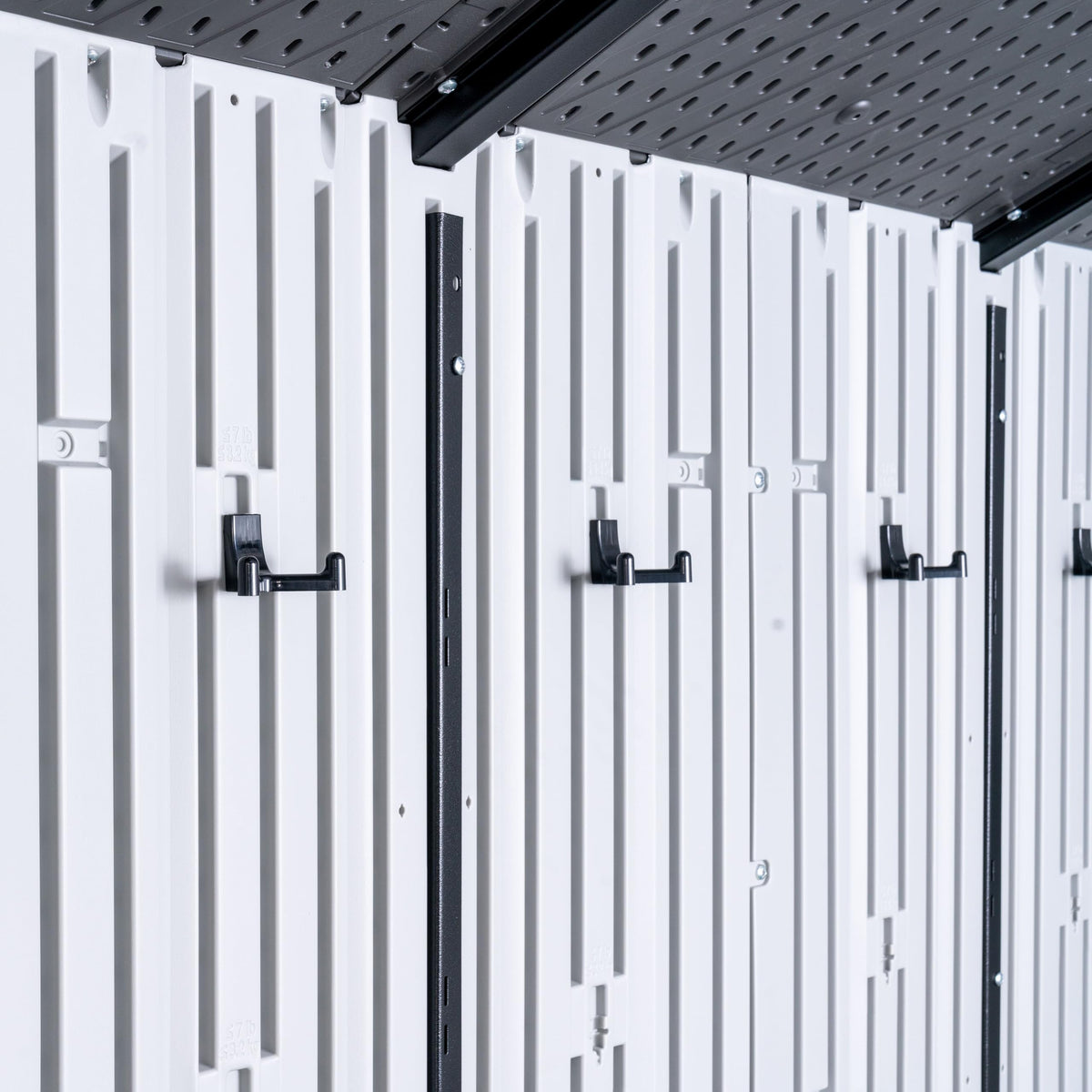8x10 Ft Gray Resin Outdoor Storage Shed R2428