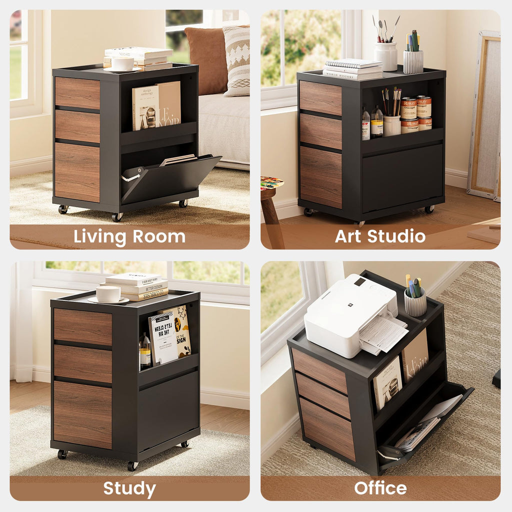 3 Drawer Mobile File Cabinet I9883