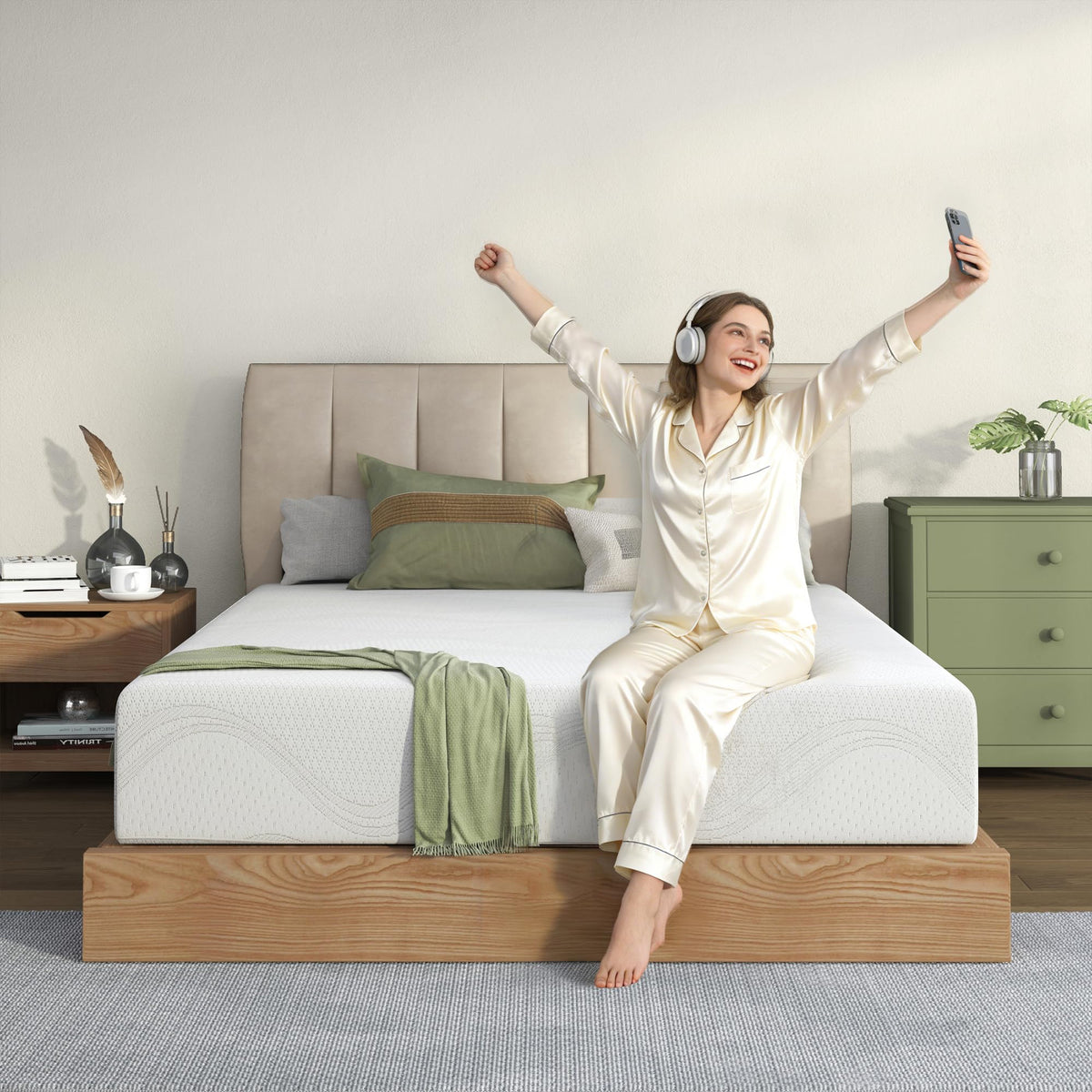 6 Inch Twin Memory Foam Mattress Q333