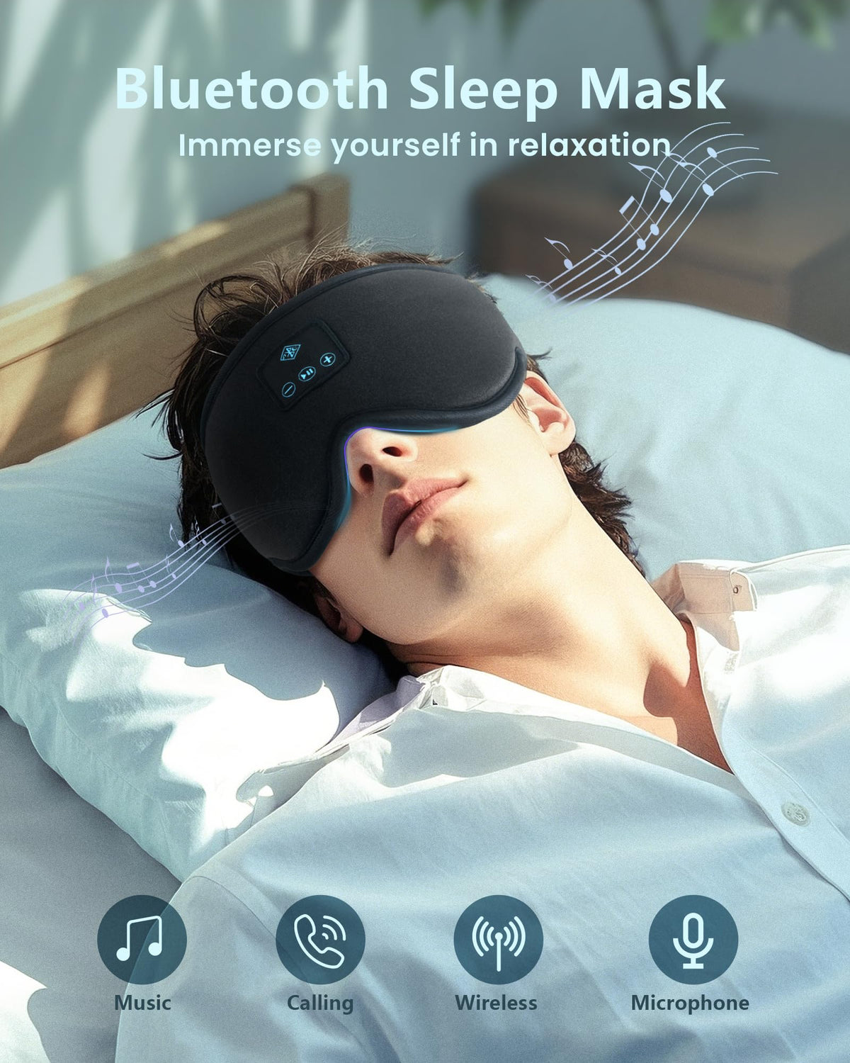 Bluetooth Sleep Mask Headphones R30487