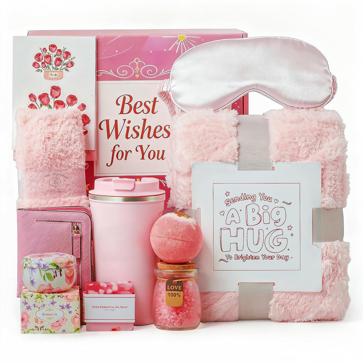 Pink Gift Basket I3907
