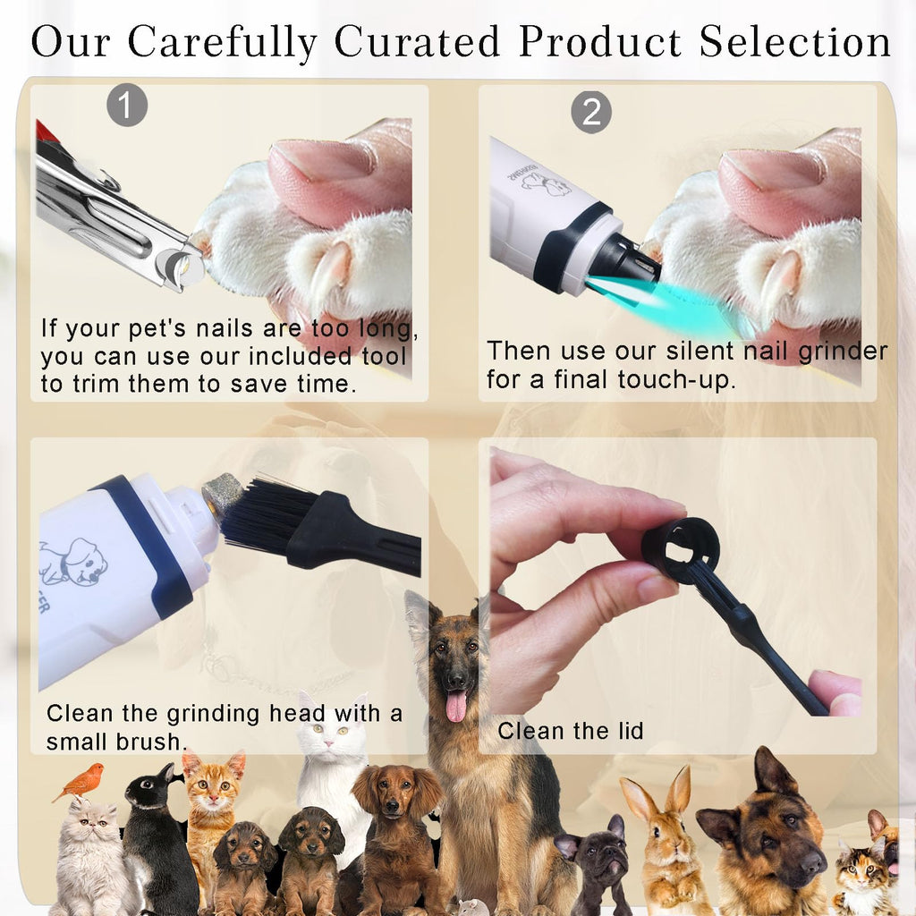 Dog Nail Clippers and Nail Grinder Set M1235