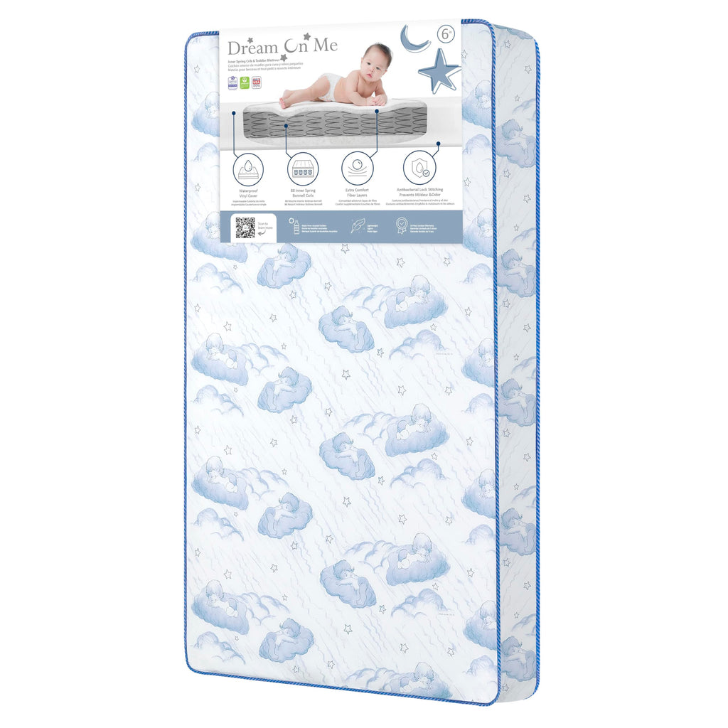 Blue 88 Coil Spring Crib and Toddler Bed Mattress I158928