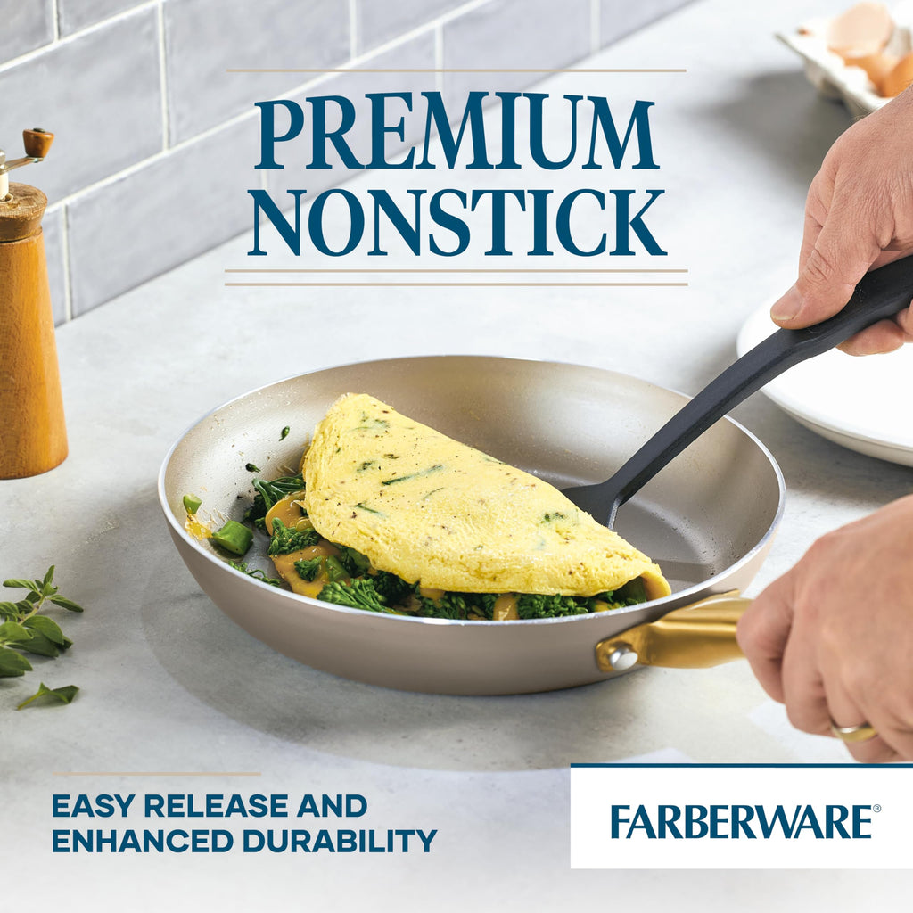 Nonstick Cookware and Pot Set with Lids, Dishwasher Safe, 12 Piece G507