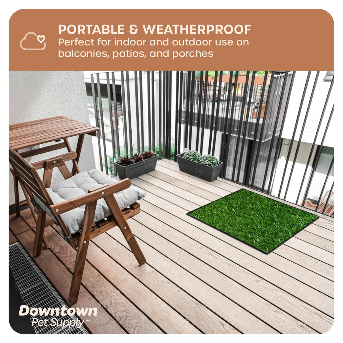 Dog Grass Pad with Tray 20 x 25 A85034