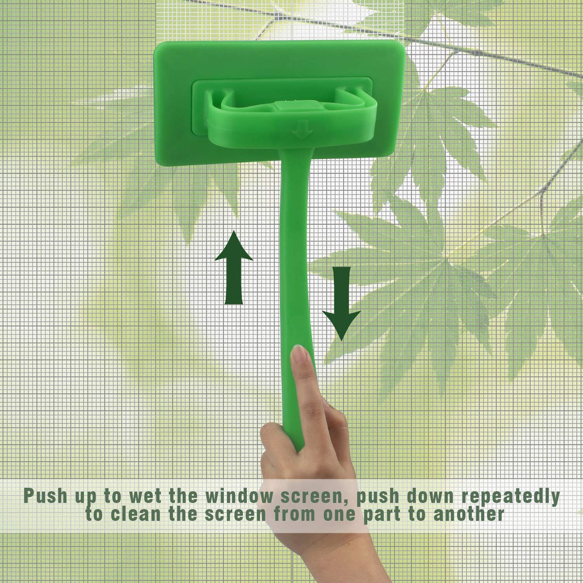 Mesh Screen Cleaner, Detachable Window Screen Cleaning Brush Q291
