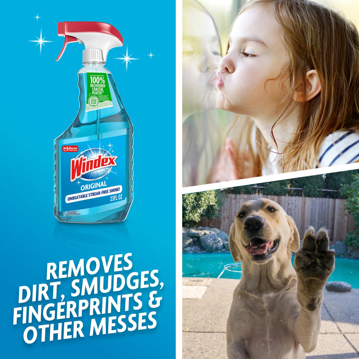 Glass & Window Cleaner Spray Bottle 23 oz E1320