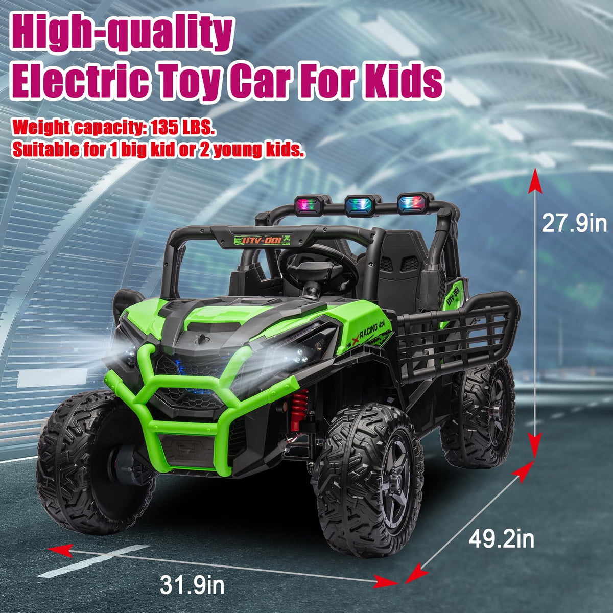 24V 2 Seater Kids Ride On Car with Remote Control J265197