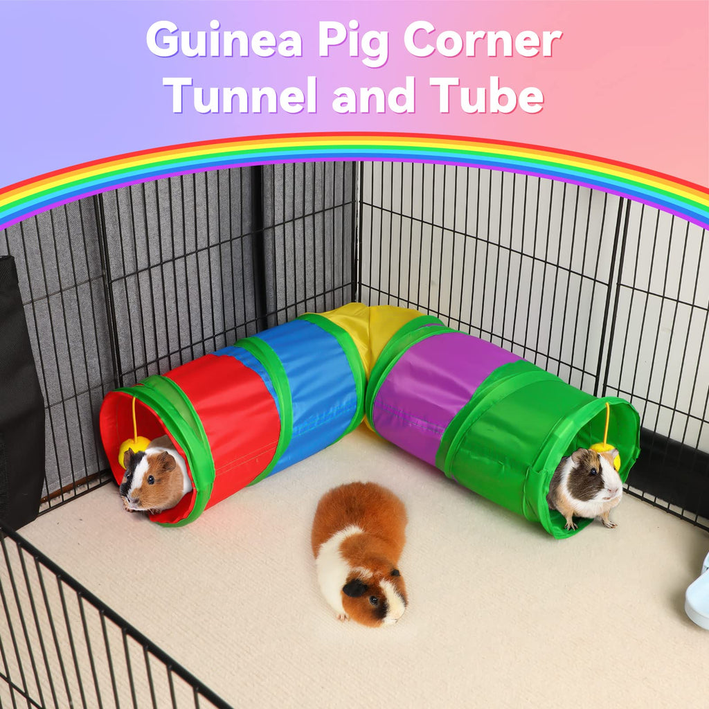 Guinea Pig Tunnels & Tubes Collapsible Small Animal Hideout Z396