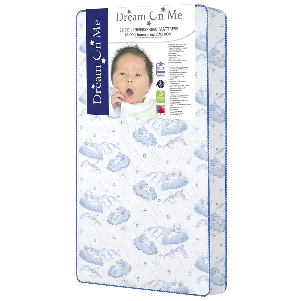 Blue 88 Coil Spring Crib and Toddler Bed Mattress I158928