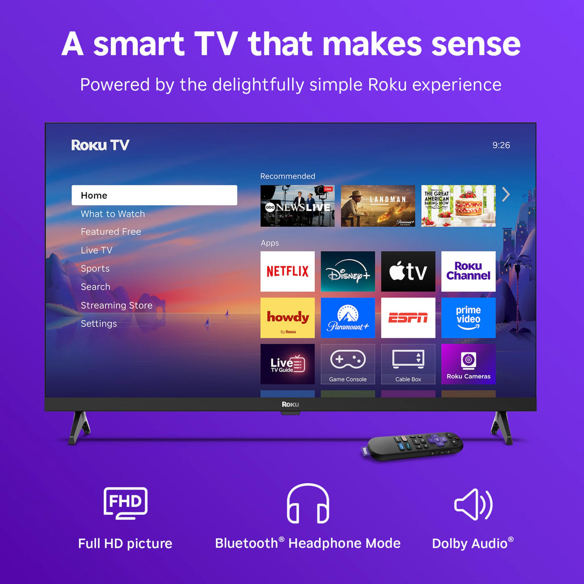 32-Inch 1080p Full HD LED Smart TV W127