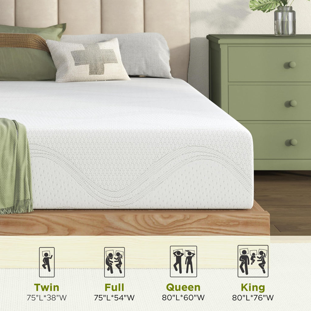 6 Inch Twin Memory Foam Mattress Q333