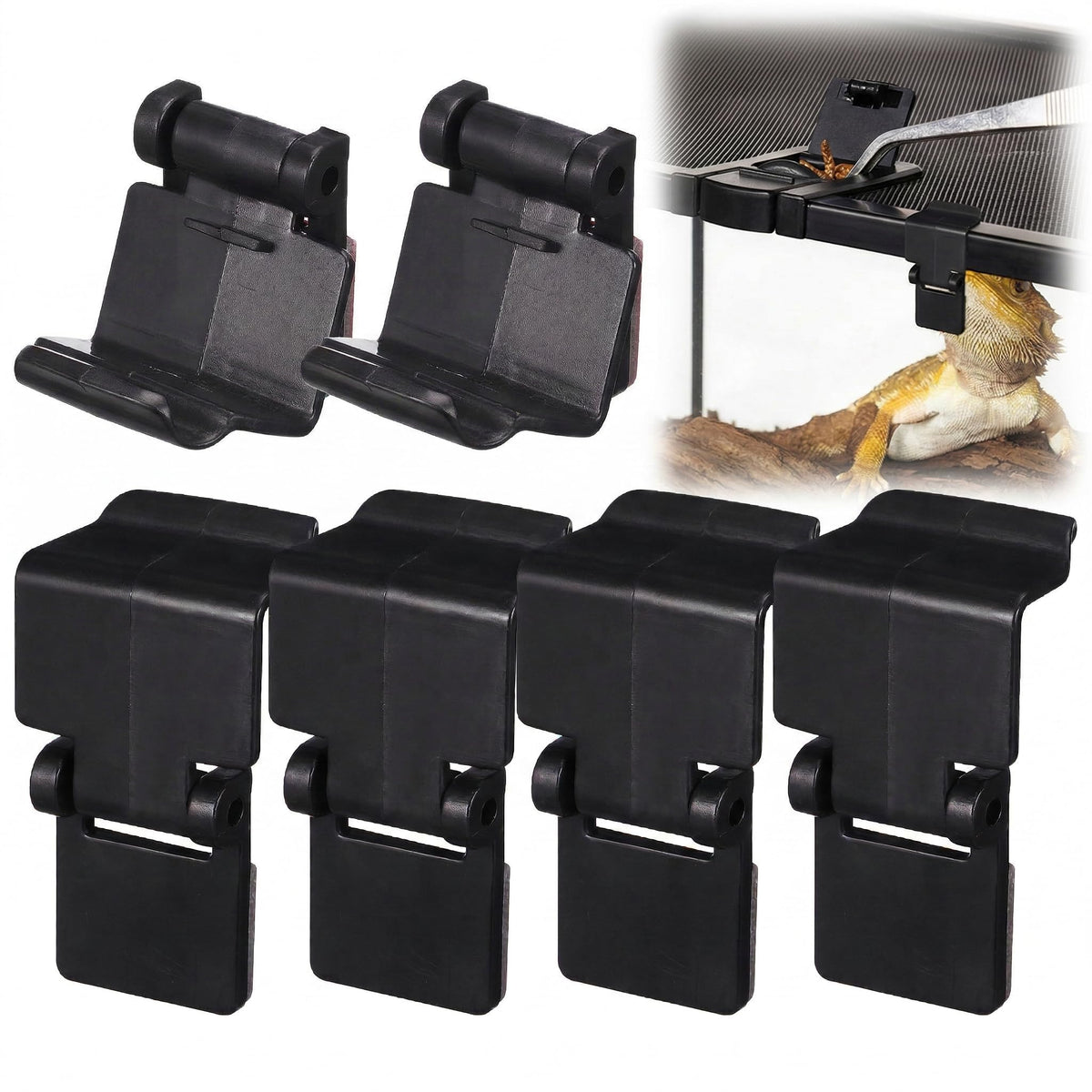 6Pcs Plastic Reptile Terrarium Screen Clips K719