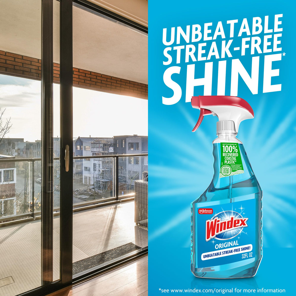 Glass & Window Cleaner Spray Bottle 23 oz E1320