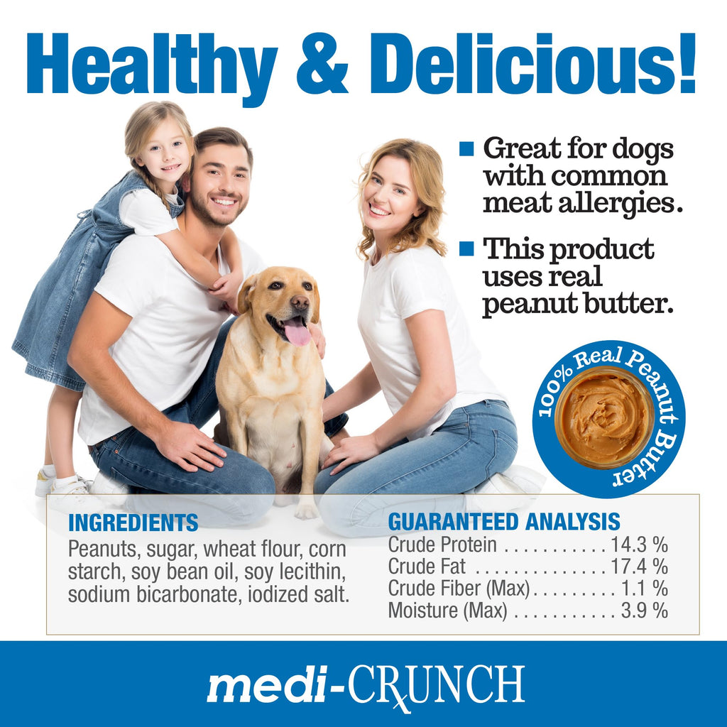 Peanut Butter Dog Pill Treats 180 Count H682
