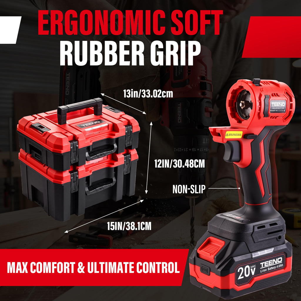 Cordless Brushless 9-in-1 Power Tool Combo Kit C59226