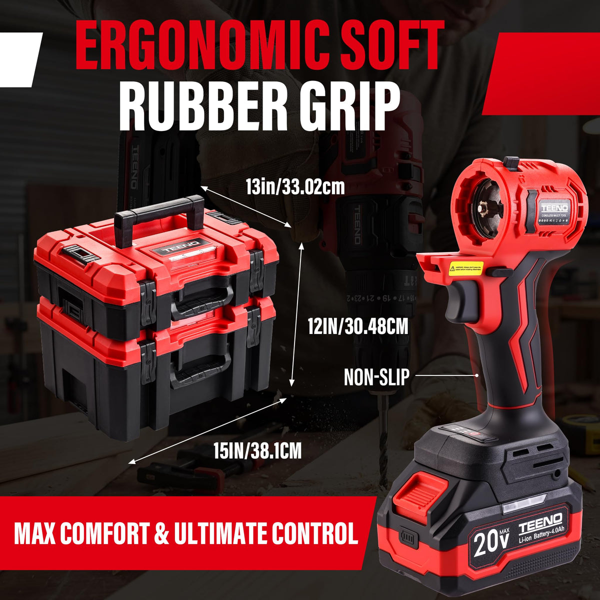 Cordless Brushless 9-in-1 Power Tool Combo Kit C59226
