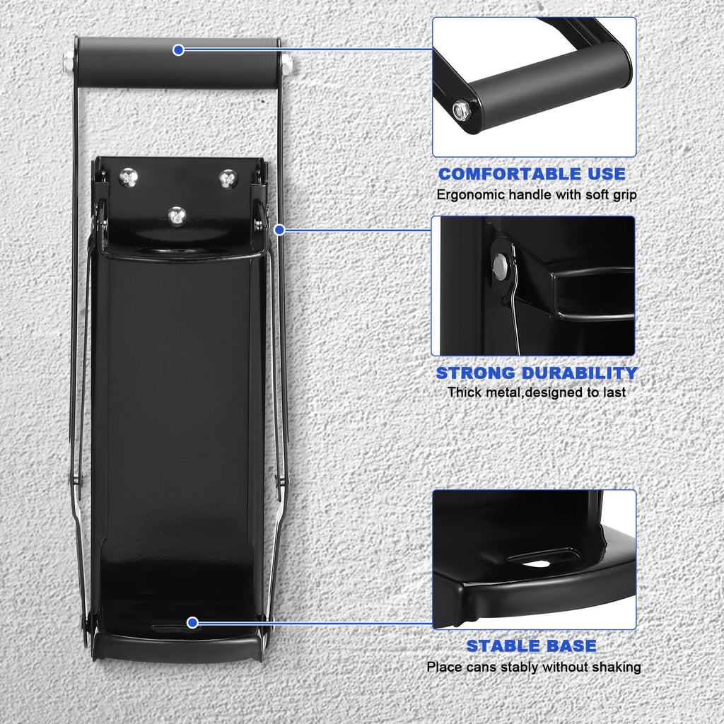 Wall Mounted Can Crusher with Folding Handle W661