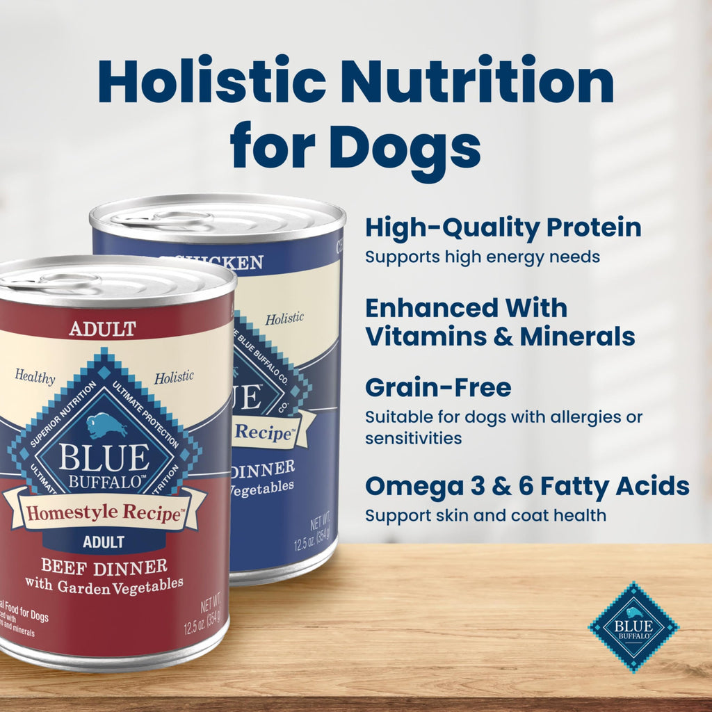 Wet Dog Food 12.5 oz 6 ct E586