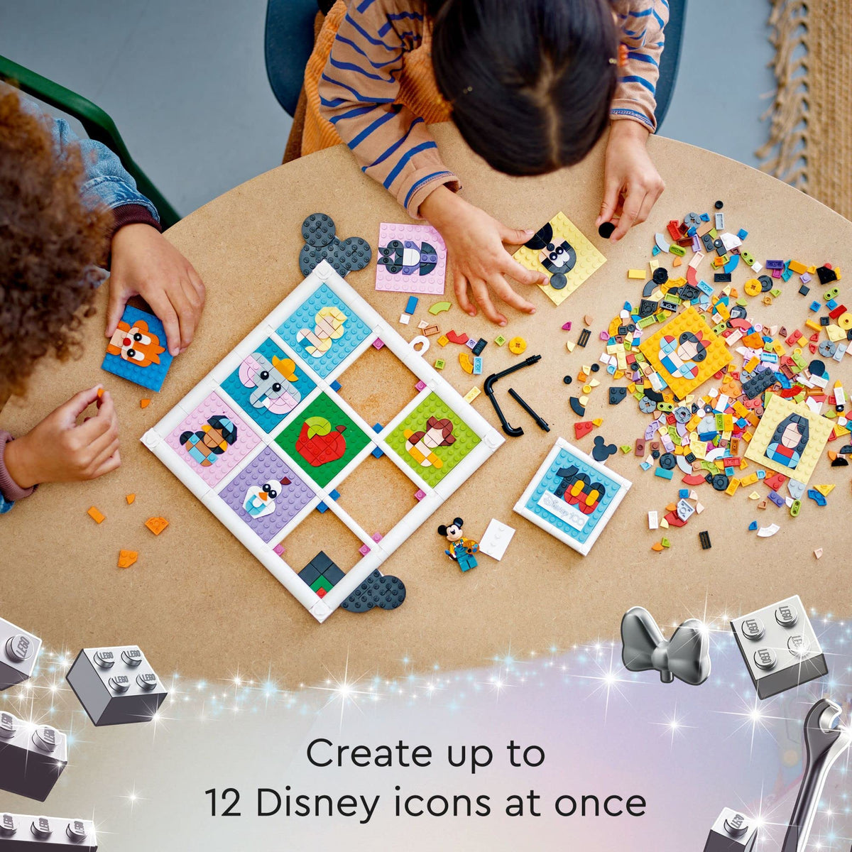 Buildable Disney Toy with Mickey Mouse Minifigure Y185033