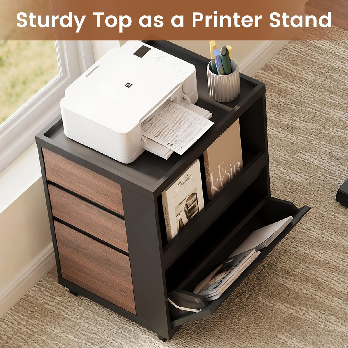 3 Drawer Mobile File Cabinet I9883
