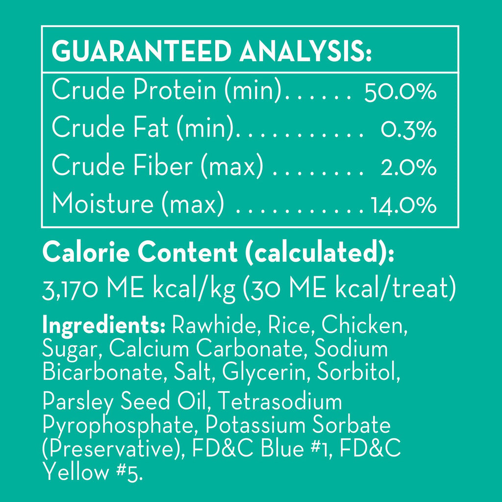 Chicken & Parsley Dental Sticks Dog Treats 48 Count P79507