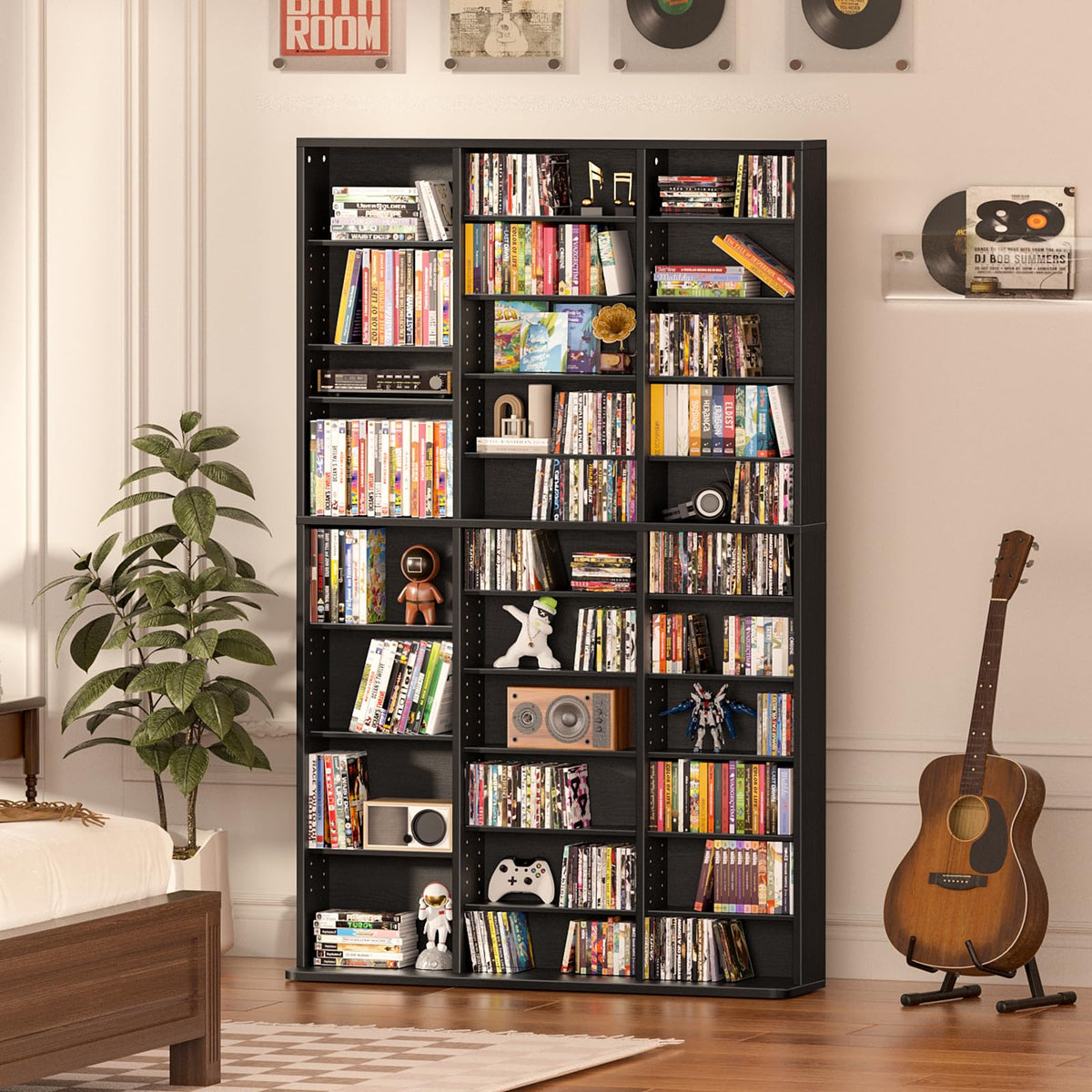 Black 11 Tier Display Cabinet U687279