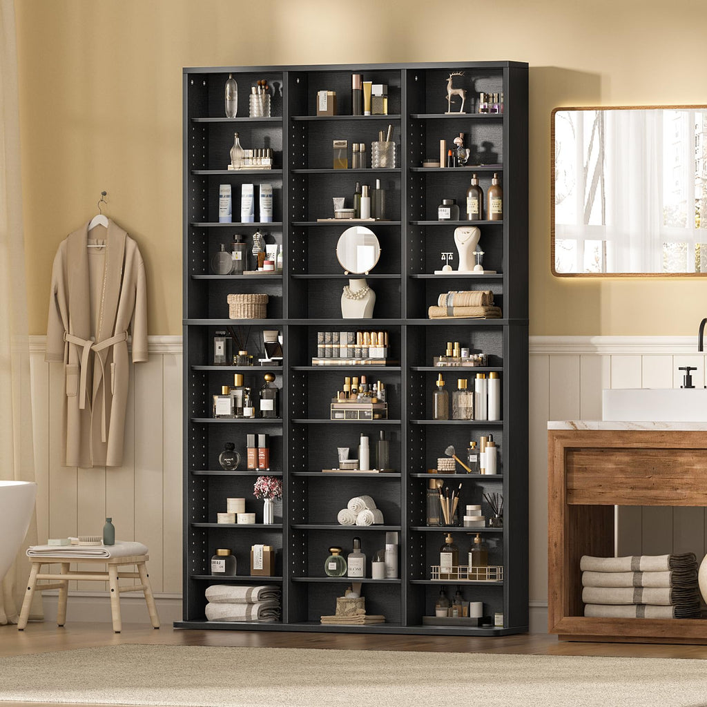 Black 11 Tier Display Cabinet U687279