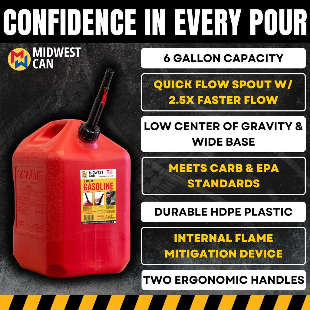 RED Gas Can H9075