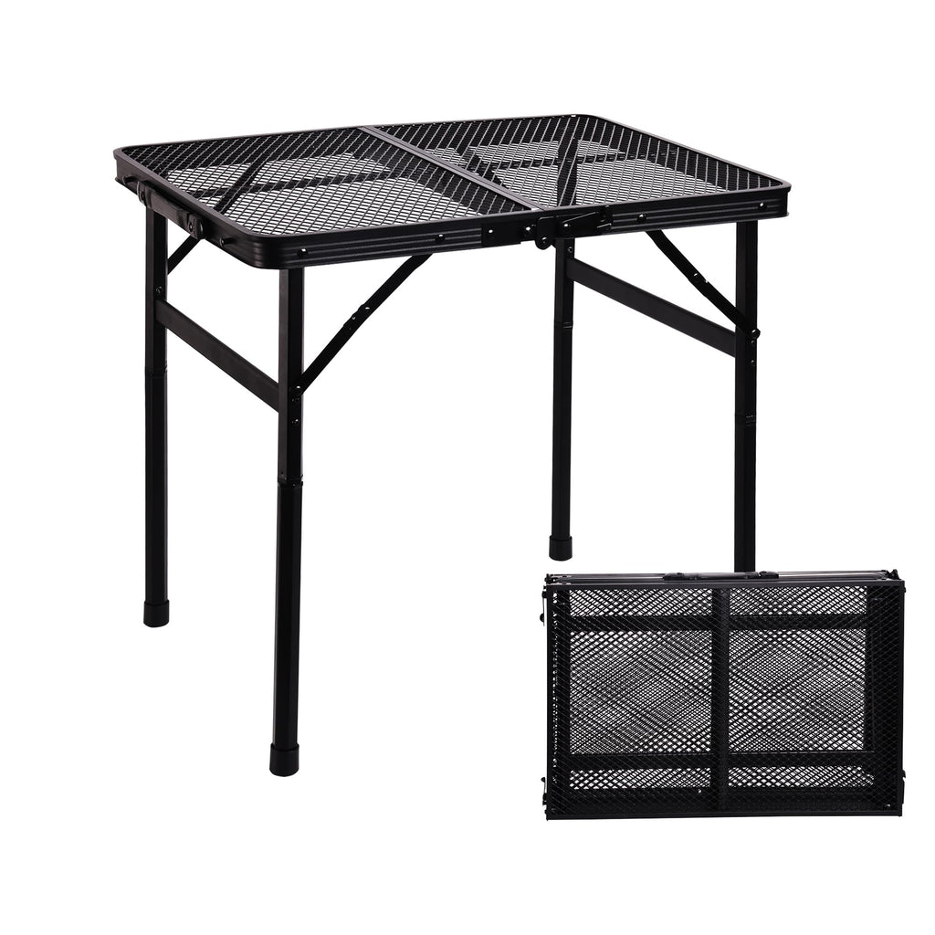 Portable Small Folding Metal Camping Table 23” x 15” A570587
