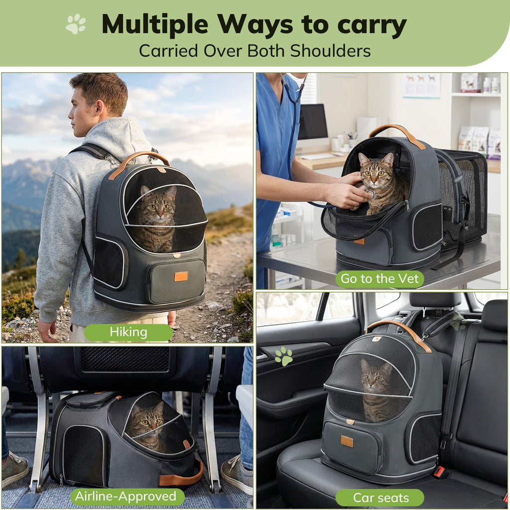 Expandable Cat Carrier Backpack D1133