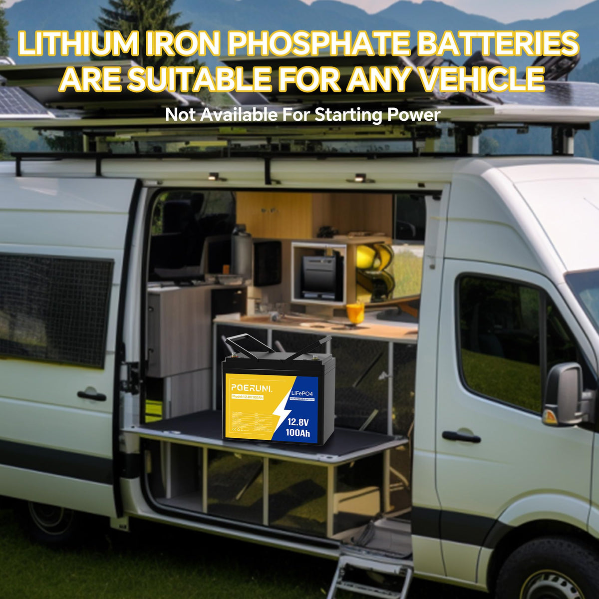 12V 100Ah LiFePO4 Battery P869601