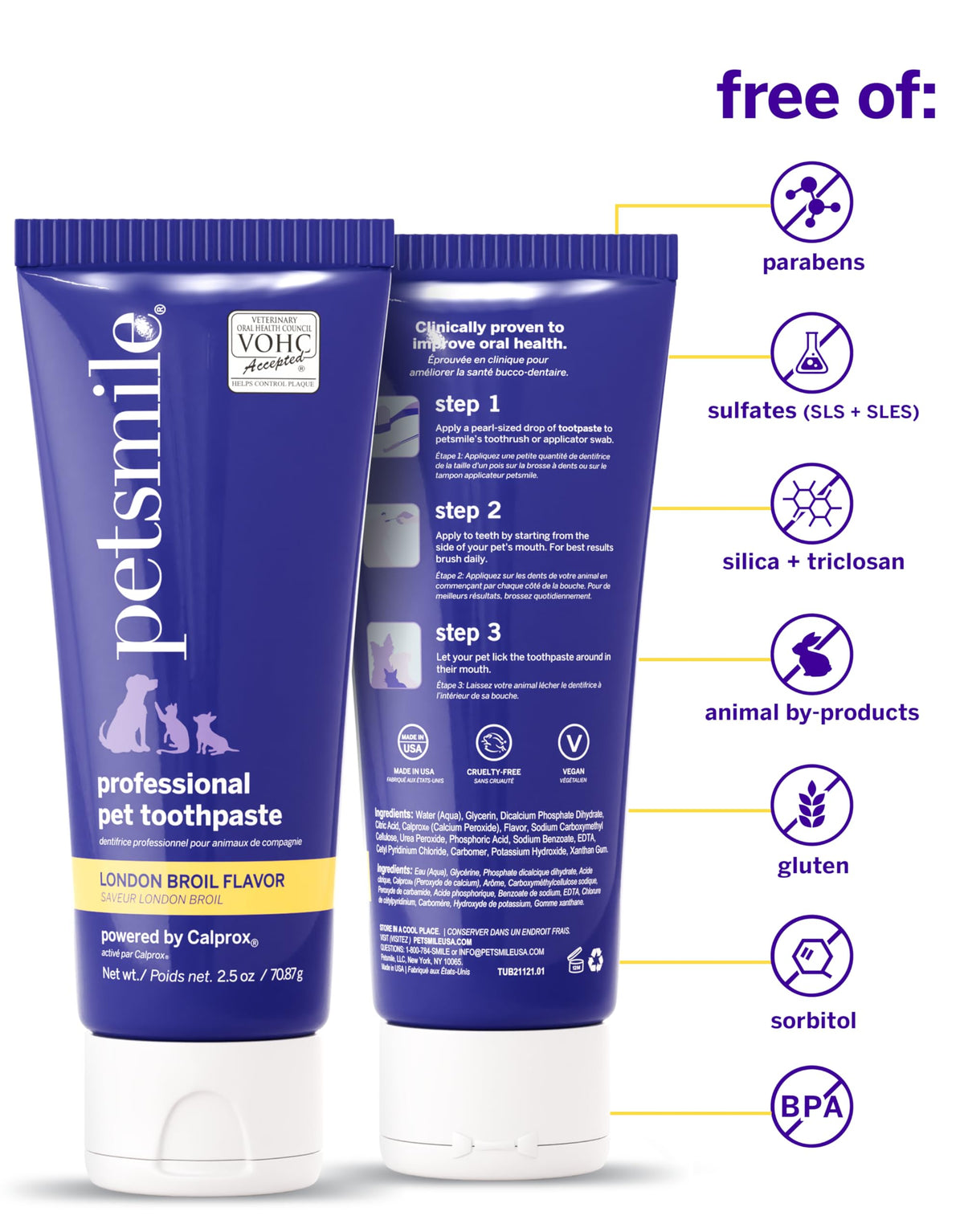 Pet Toothpaste and Brush Kit 2.5 Oz J504