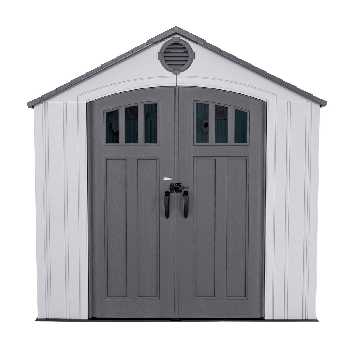 8x10 Ft Gray Resin Outdoor Storage Shed R2428