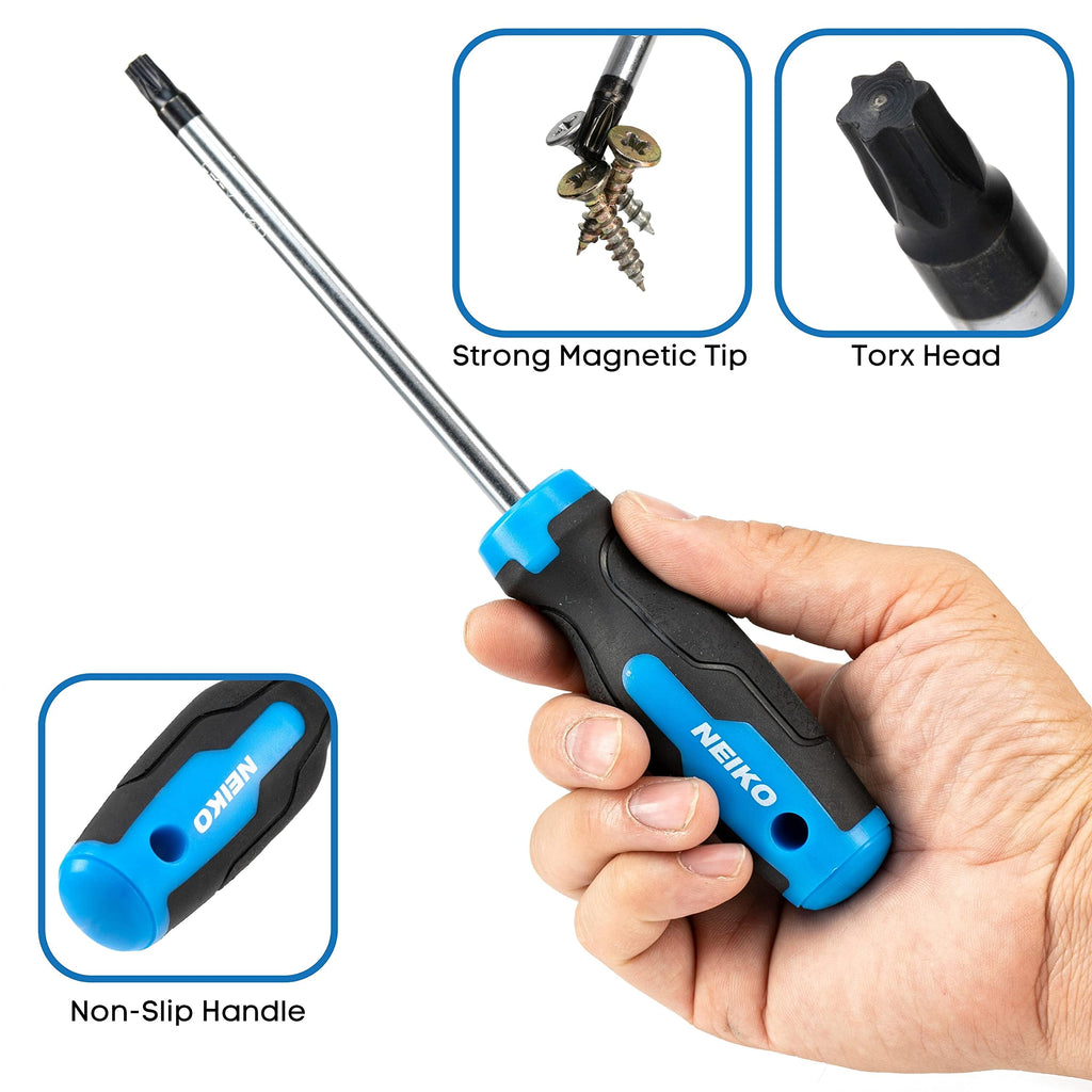 Magnetic Torx Screwdriver Set 12 Piece Chrome Vanadium Steel V405