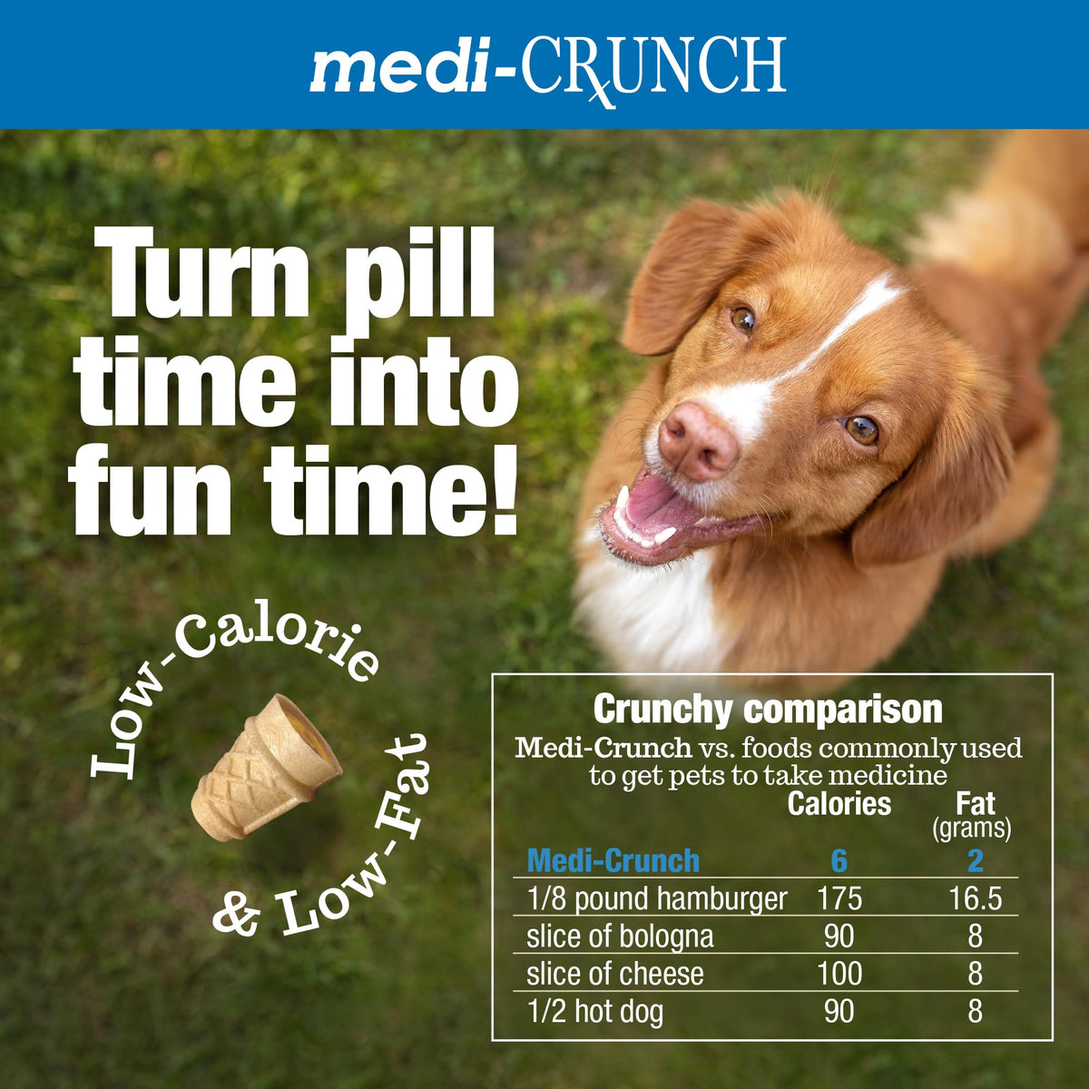 Peanut Butter Dog Pill Treats 180 Count H682