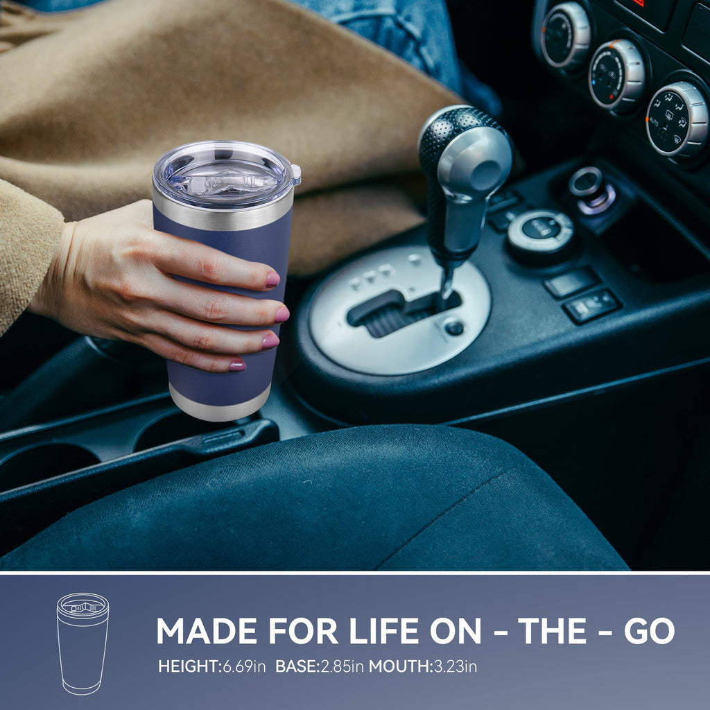 20 oz Stainless Steel Insulated Tumbler with Lid U2974
