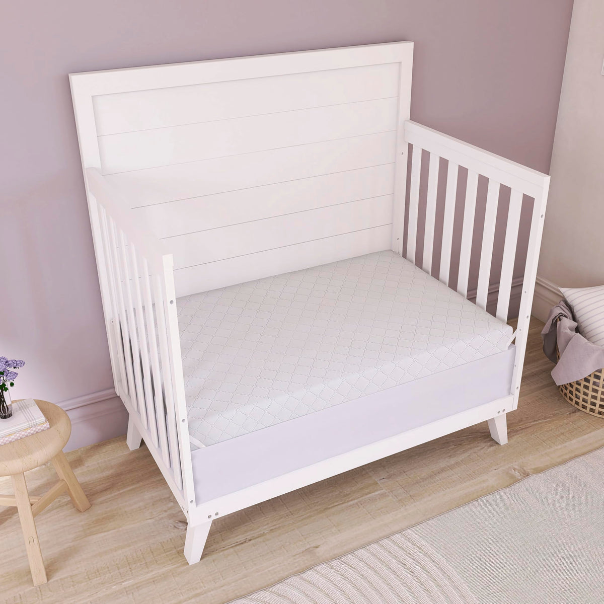 2-in-1 Mini Crib Mattress, Dual-Sided Waterproof L99411