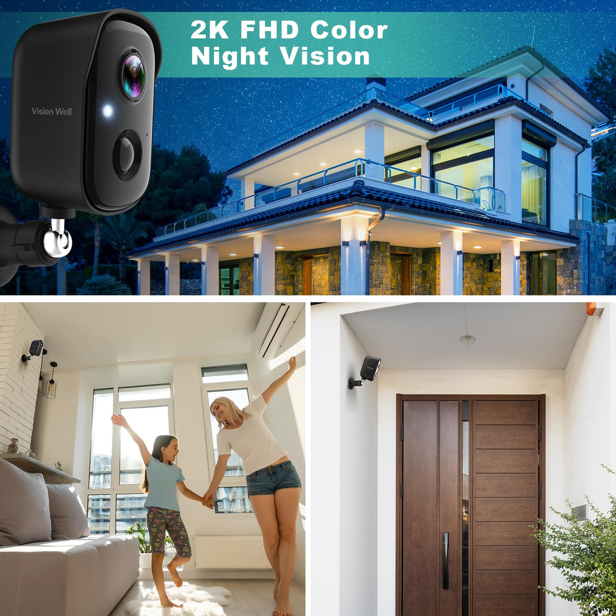Wireless Outdoor Security Cameras U6434