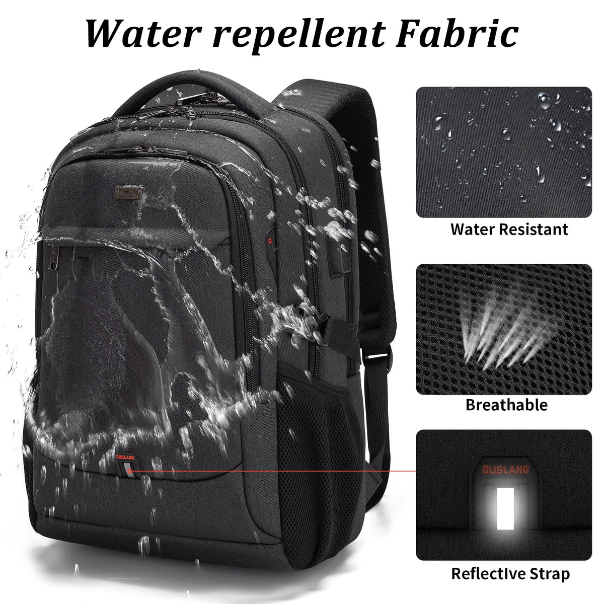 17 inch Travel Laptop Backpack A178024
