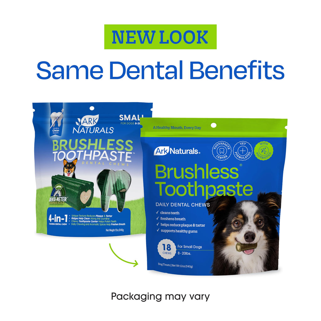 Brushless Toothpaste Dog Dental Treats Small Breeds 18 ct C891580
